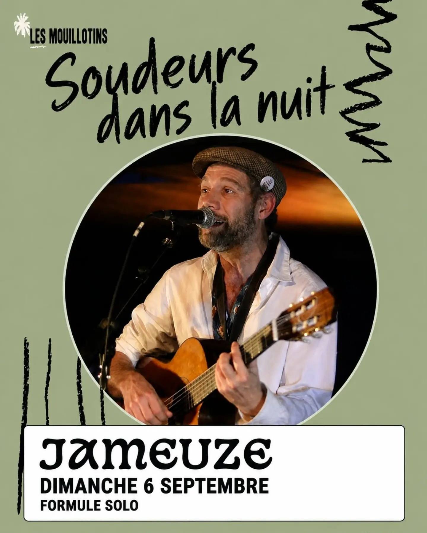 Jameuze en solo aux Soudeurs dans la nuit, à Changé